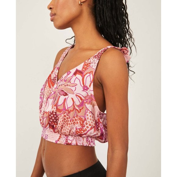 🎉LAST CHANCE🎉 NWT Free People Weekend In Mantauk Cami / Blush Combo - Picture 2 of 6